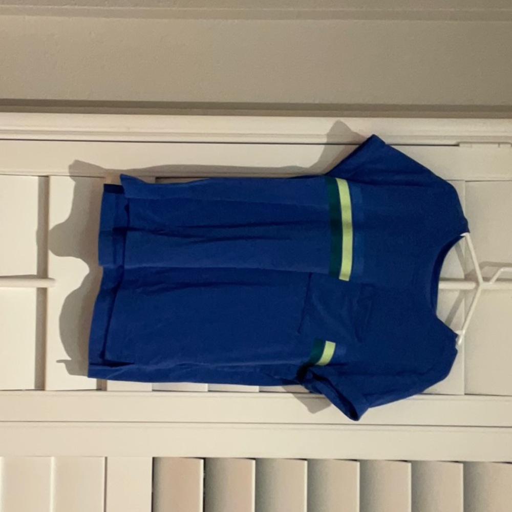 Striped green shrit